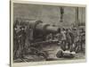 Testing the 35-Ton Gun at Woolwich-Henry Woods-Stretched Canvas