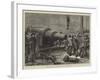 Testing the 35-Ton Gun at Woolwich-Henry Woods-Framed Giclee Print