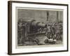 Testing the 35-Ton Gun at Woolwich-Henry Woods-Framed Giclee Print