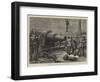 Testing the 35-Ton Gun at Woolwich-Henry Woods-Framed Giclee Print