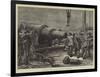 Testing the 35-Ton Gun at Woolwich-Henry Woods-Framed Giclee Print