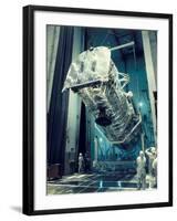 Testing the Hubble Space Telescope , 1980s-null-Framed Photographic Print