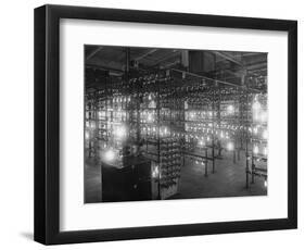 Testing the Life of Light Bulbs-null-Framed Photographic Print