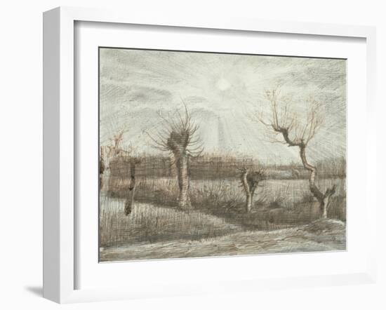 Tetards (Pollards), 1884-Vincent van Gogh-Framed Giclee Print