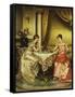 Tete a Tete-Joseph Frederic Soulacroix-Framed Stretched Canvas