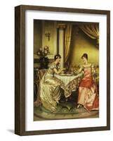 Tete a Tete-Joseph Frederic Soulacroix-Framed Giclee Print