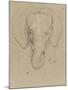 Tête d'éléphant-Charles Le Brun-Mounted Giclee Print