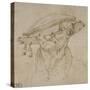 Tête d'homme coiffé d'un béret-Leonardo da Vinci-Stretched Canvas