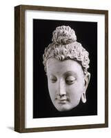 Tête de Buddha-null-Framed Giclee Print