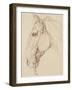 Tête de cheval bridée, tournée vers la gauche-Edme Bouchardon-Framed Giclee Print