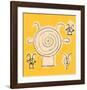 Tete de Faune en Grisaille avec Trois Figure-Pablo Picasso-Framed Serigraph