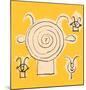 Tete de Faune en Grisaille avec Trois Figure-Pablo Picasso-Mounted Serigraph