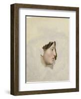 Tête de femme de profil à droite-Pierre Henri de Valenciennes-Framed Giclee Print