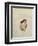 Tête de femme de profil à droite-Pierre Henri de Valenciennes-Framed Giclee Print