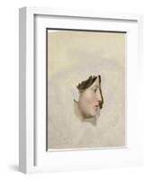 Tête de femme de profil à droite-Pierre Henri de Valenciennes-Framed Giclee Print