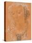 Tête de femme, les yeux baissés, légèrement tournée vers la gauche-Andrea del Verrocchio-Stretched Canvas