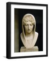 Tête de femme voilée du type de l'Aphrodite Sôsandra-null-Framed Giclee Print