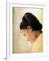 Tete De Jeune Fille, Late 19th Century-Georges Seurat-Framed Giclee Print