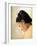 Tete De Jeune Fille, Late 19th Century-Georges Seurat-Framed Giclee Print