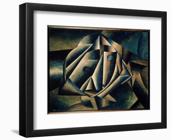 Tete De Paysanne (Head of a Country Girl). Peinture De Kasimir Severinovich Malevitch (Malevich, Ma-Kazimir Severinovich Malevich-Framed Giclee Print