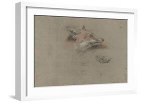 Tête de renard et une patte-Pieter Boel-Framed Giclee Print