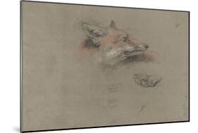 Tête de renard et une patte-Pieter Boel-Mounted Giclee Print