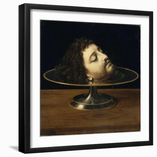 Tête de Saint Jean-Baptiste-Andrea Solario-Framed Giclee Print