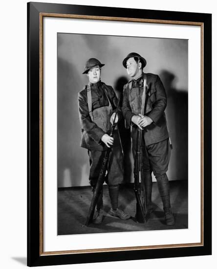 Tetes by pioche (BLOCK-HEADS) by John G. Blystone with Stan Laurel and Oliver Hardy, 1938 (b/w phot-null-Framed Photo