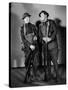 Tetes by pioche (BLOCK-HEADS) by John G. Blystone with Stan Laurel and Oliver Hardy, 1938 (b/w phot-null-Stretched Canvas