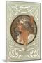 Tetes Byzantines: Blonde, 1897-Alphonse Mucha-Mounted Giclee Print