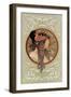 Tetes Byzantines: Brunette, 1897-Alphonse Mucha-Framed Giclee Print