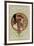 Tetes Byzantines: Brunette, 1897-Alphonse Mucha-Framed Premium Giclee Print