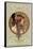 Tetes Byzantines: Brunette, 1897-Alphonse Mucha-Framed Stretched Canvas