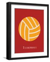 Tetherball-null-Framed Art Print