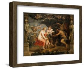 Tethys Bringing Arms to Achilles, 1630-Peter Paul Rubens-Framed Giclee Print