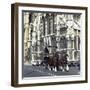 Tetley Shire Horses Outside York Minster, North Yorkshire, 1969-Michael Walters-Framed Photographic Print