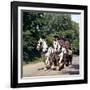 Tetley Shire Horses, Roundhay Park, Leeds, West Yorkshire, 1968-Michael Walters-Framed Photographic Print