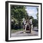 Tetley Shire Horses, Roundhay Park, Leeds, West Yorkshire, 1968-Michael Walters-Framed Photographic Print