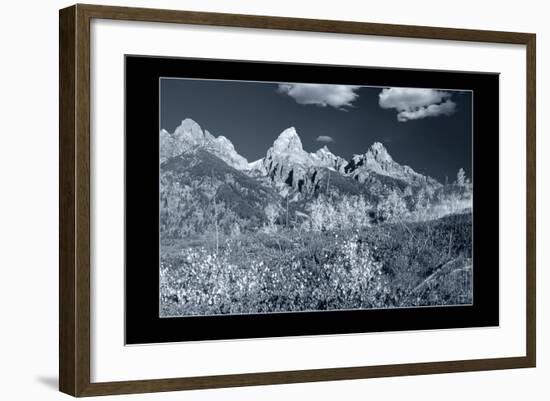 Teton 3 W/Border-Gordon Semmens-Framed Giclee Print