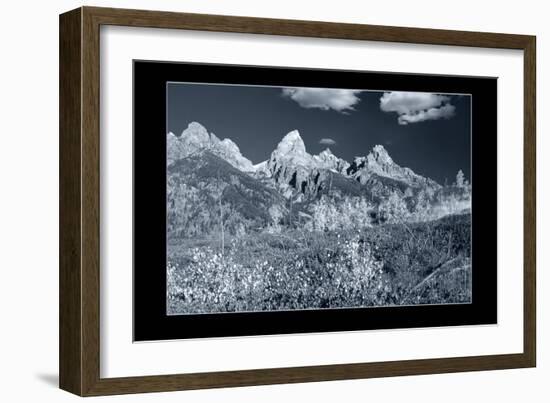 Teton 3 W/Border-Gordon Semmens-Framed Giclee Print