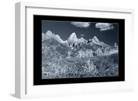 Teton 3 W/Border-Gordon Semmens-Framed Giclee Print