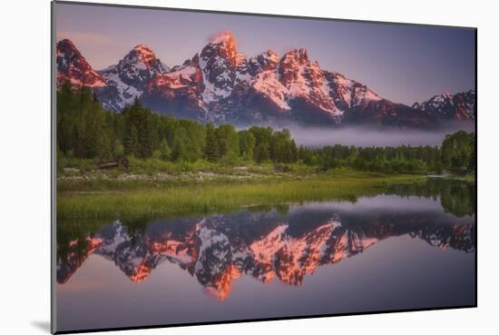 Teton Awakening-Darren White Photography-Mounted Photographic Print