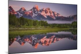 Teton Awakening-Darren White Photography-Mounted Photographic Print