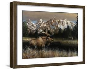 Teton Majesty-Kevin Daniel-Framed Art Print