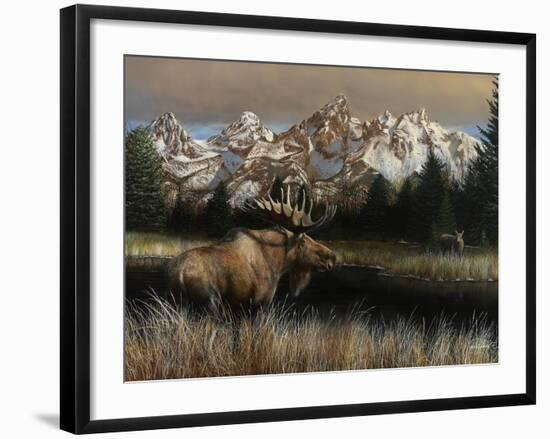 Teton Majesty-Kevin Daniel-Framed Art Print