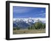 Teton Mountain Range, Grand Teton National Park, Wyoming, USA-Jean Brooks-Framed Photographic Print