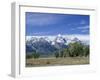 Teton Mountain Range, Grand Teton National Park, Wyoming, USA-Jean Brooks-Framed Photographic Print