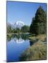 Teton Mountains Looking Towards Schwabacher's Landing, Grand Teton National Park, Wyoming, USA-Jean Brooks-Mounted Photographic Print