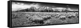 Teton Panorama-Dean Fikar-Framed Stretched Canvas