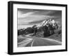 Teton Park Road and Teton Range, Grand Teton National Park, Wyoming, USA-Adam Jones-Framed Premium Photographic Print